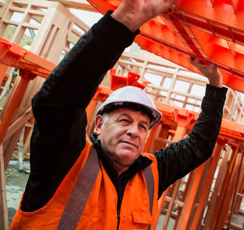 David Grigor on site installing the original UK sourced product